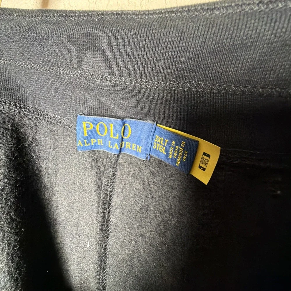 Polo Ralph Lauren Men's Cotton Fleece Joggers Sweatpants Sz 3XLT Black